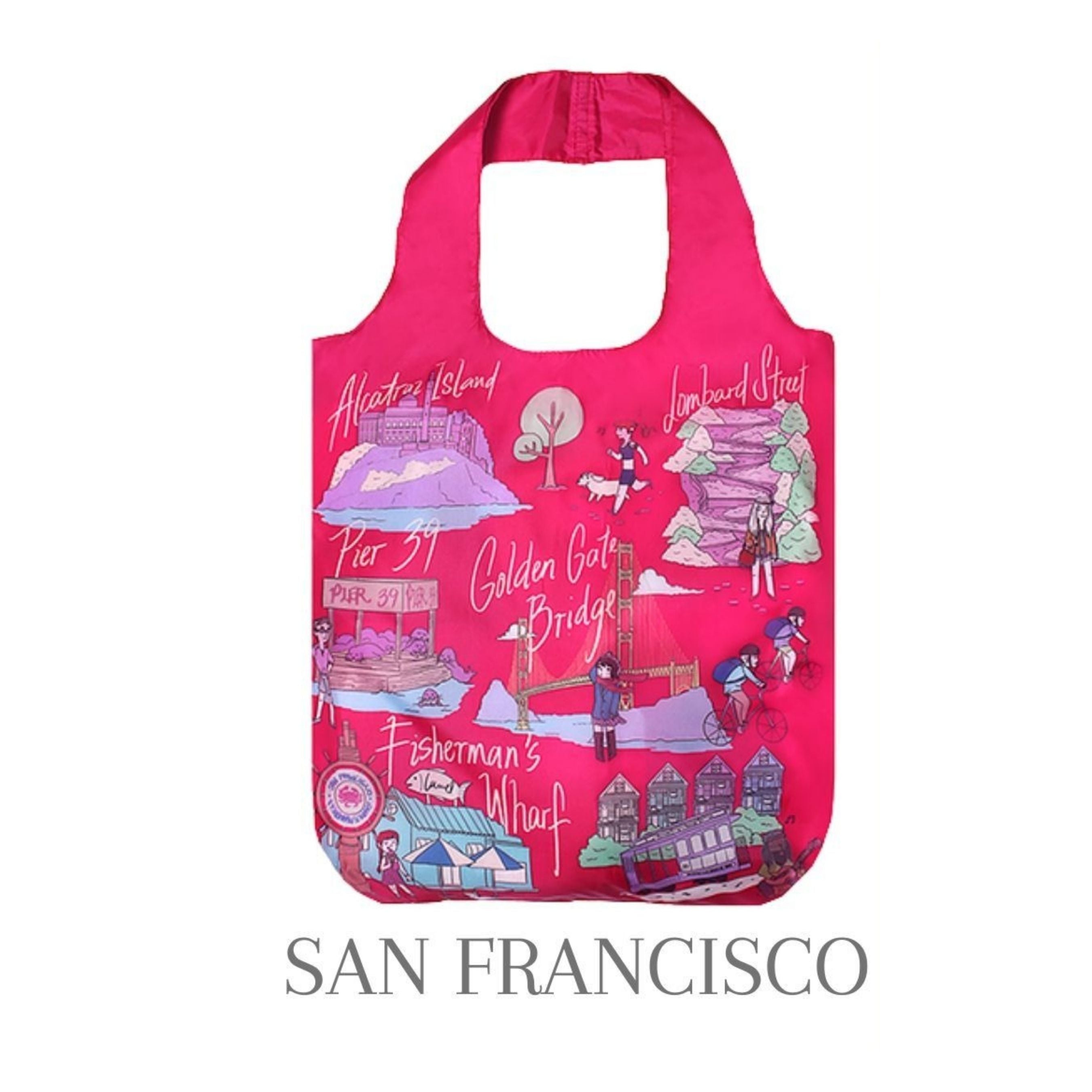 SAC People Reusable Bags. Cities Collection – EZ Home Ideas